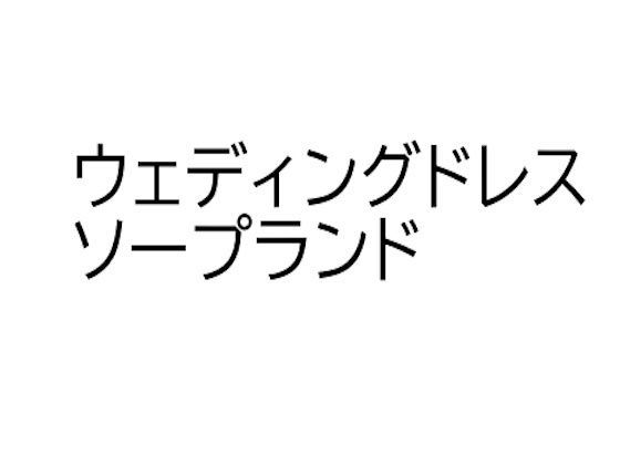 ソープランド・マリッジナイト