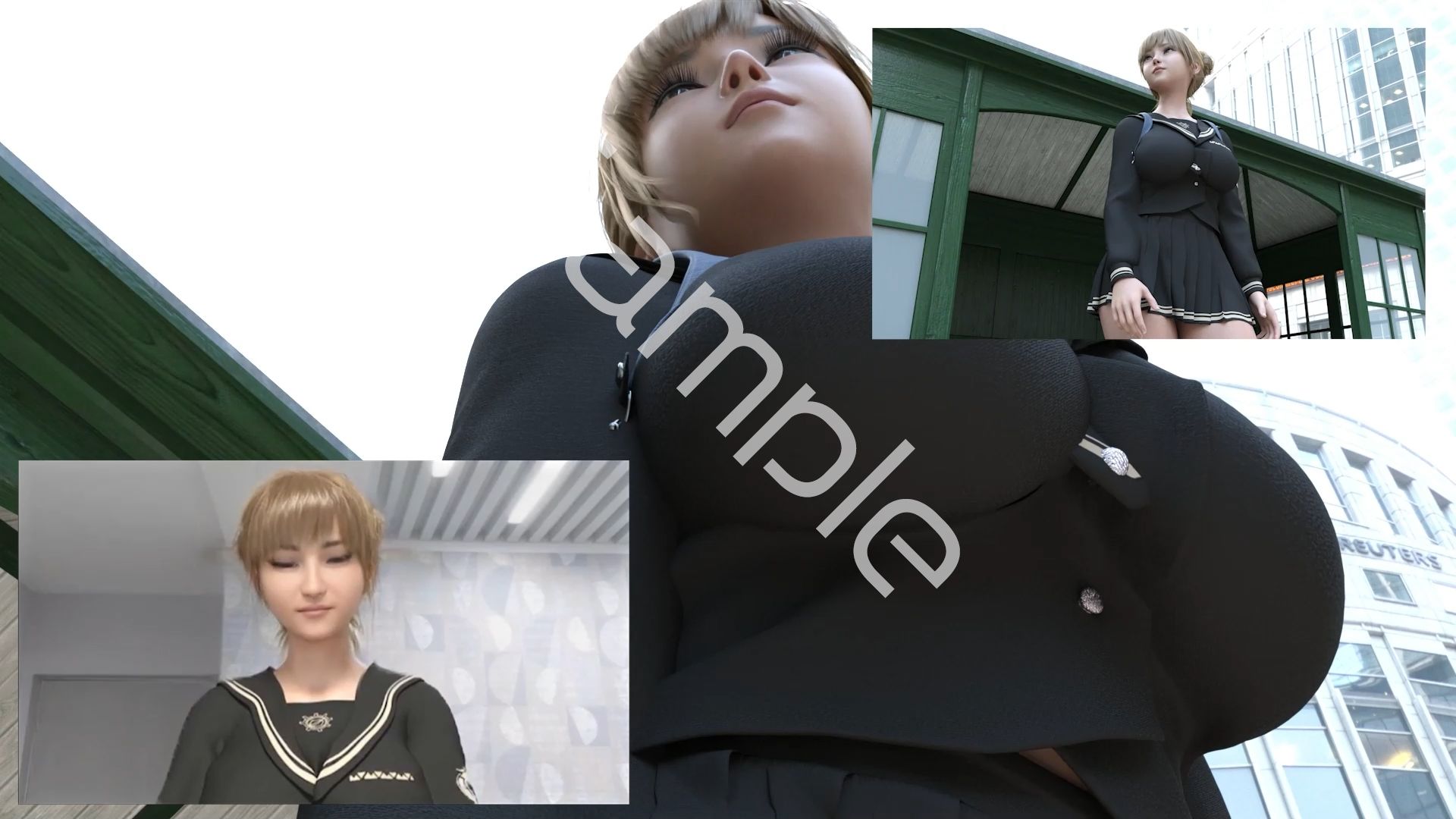 【▲100●100】生徒会長 一ノ瀬廻里・県警からの事情聴取で、自らの盗撮被害動画の確認を強いられる:Vol.R009『早朝の駅でのスカート内逆さ撮り被害(純白Tバックパンティ・パンチラ動画と顔とを同時撮影の変態行為)』
