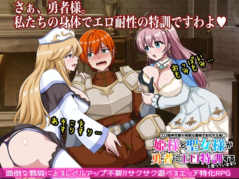 エロ精神攻撃が得意な魔物を討伐する為に姫様と聖女様が勇者にエロ特訓すると言っています！！