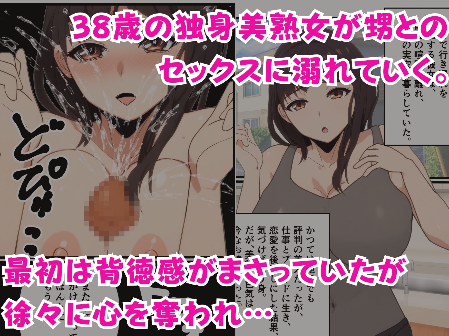 行き遅れ叔母さんが甥の懇願セックスに渋々応じたら