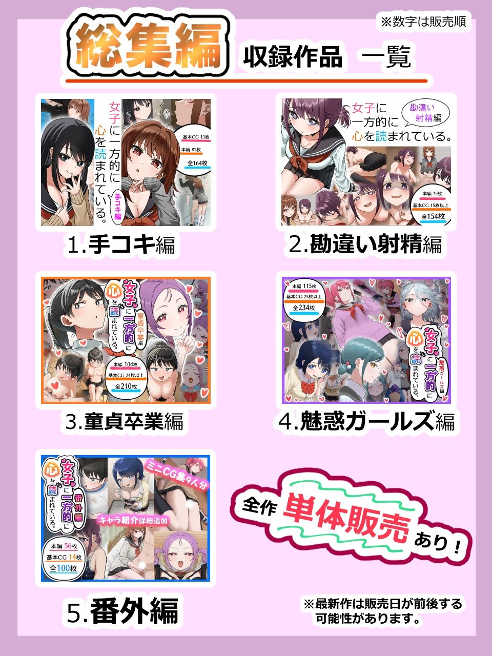 女子に一方的に心を読まれている。総集編