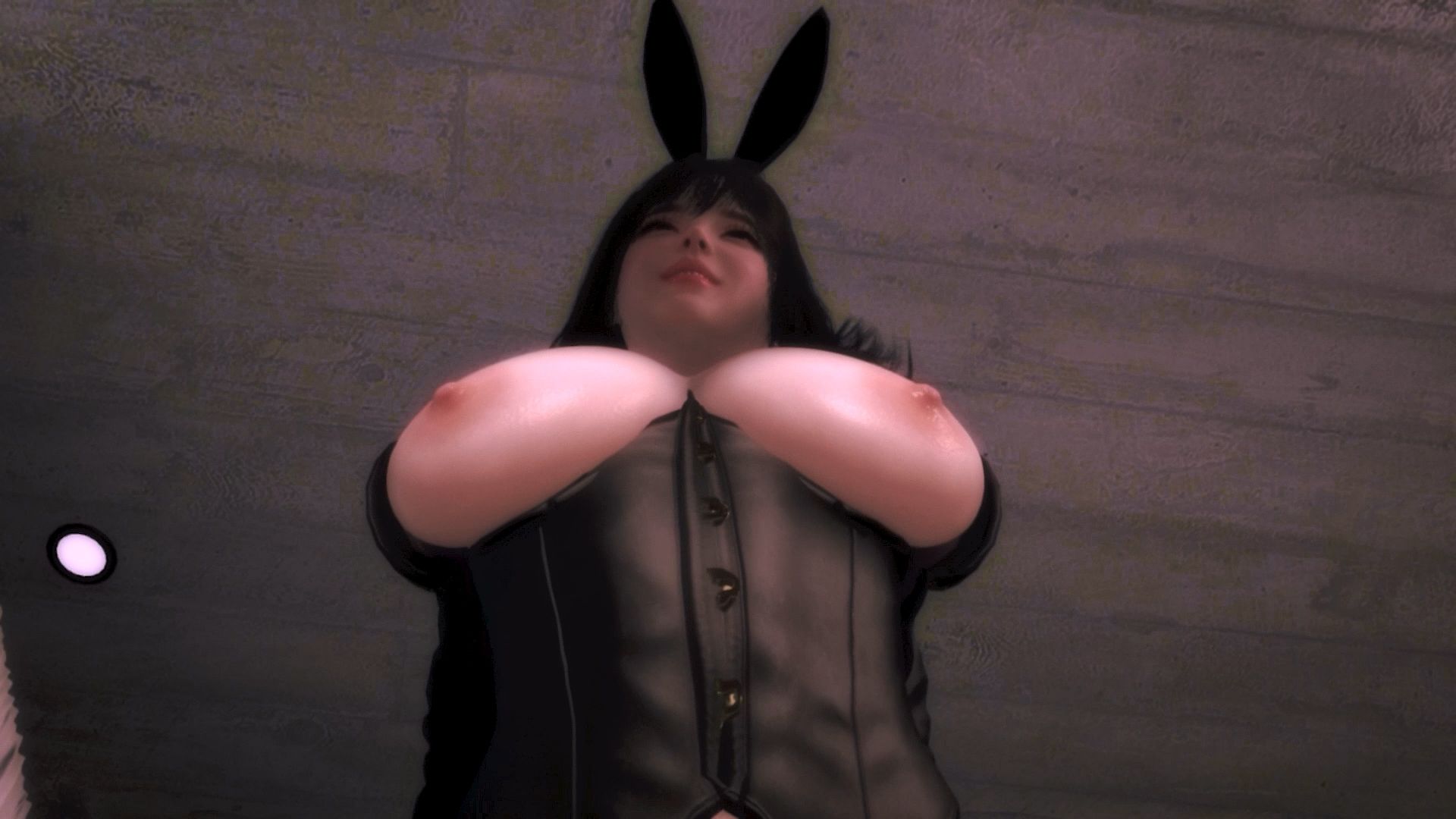 バニーコスでエッチしてくれる無表情彼女