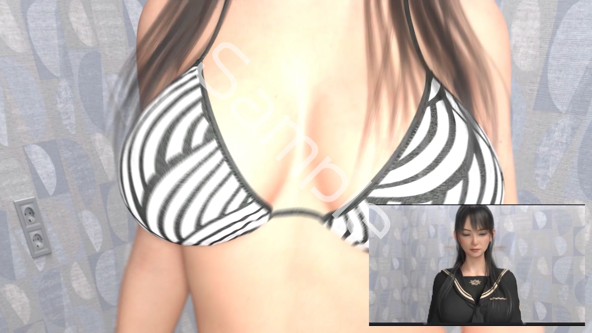 【△100●100】学業成績学年一位の二階堂沙耶・県警からの事情聴取で、自らの盗撮被害動画の確認を強いられる:Vol.R010『ビキニ水着の個人撮影を盗撮されていた件』