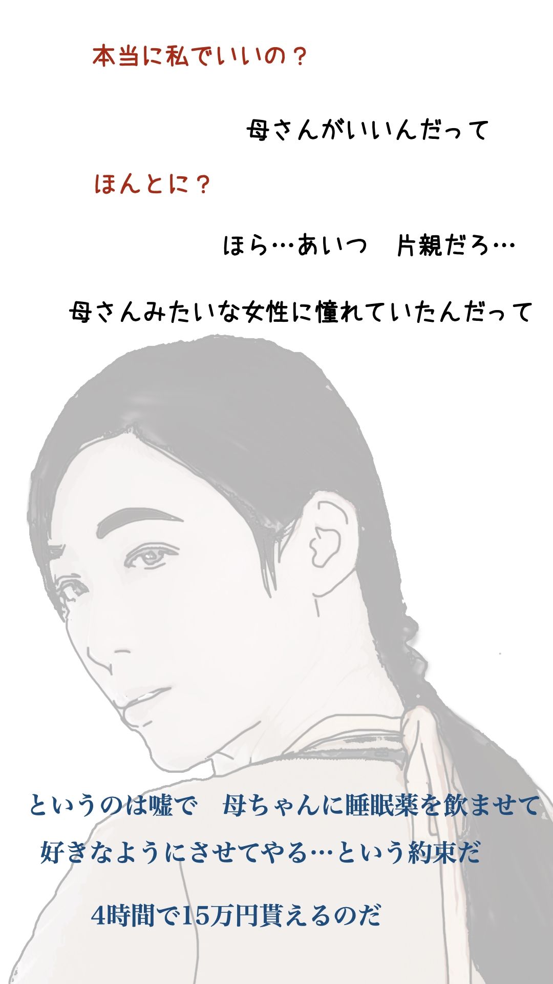 母ちゃんを1日15万円で金持ちの友人に売った