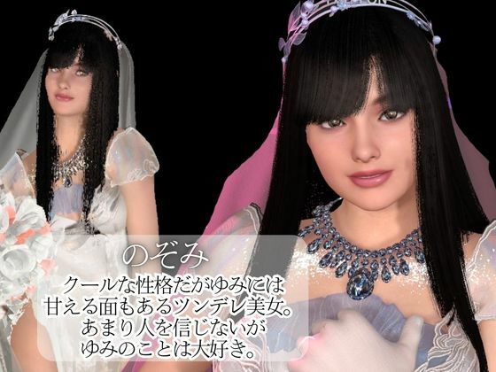 【百合レズ目の保養】彼女と結婚してみた。結婚初夜を覗き見【ショートVER】