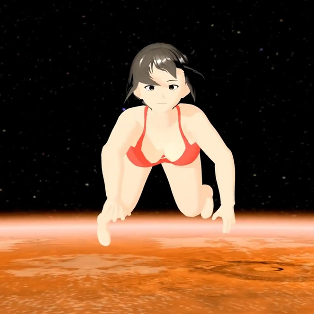 宇宙グラビア 無重力で暴れるHカップおっぱい 小津りさ