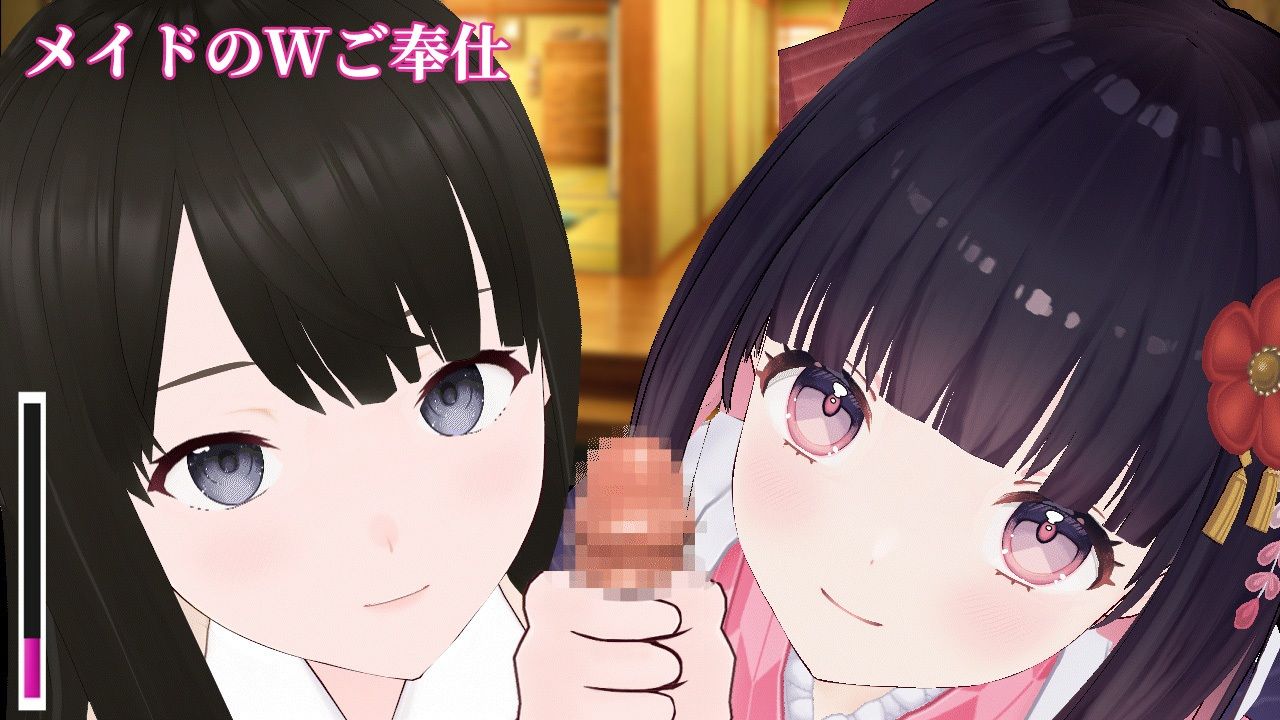性処理メイドのWご奉仕