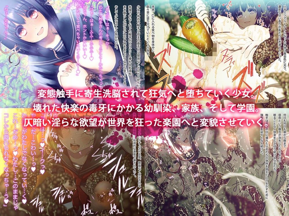 触手中毒 〜変態触手に快楽洗脳されて狂気へと堕ちてゆく少女〜