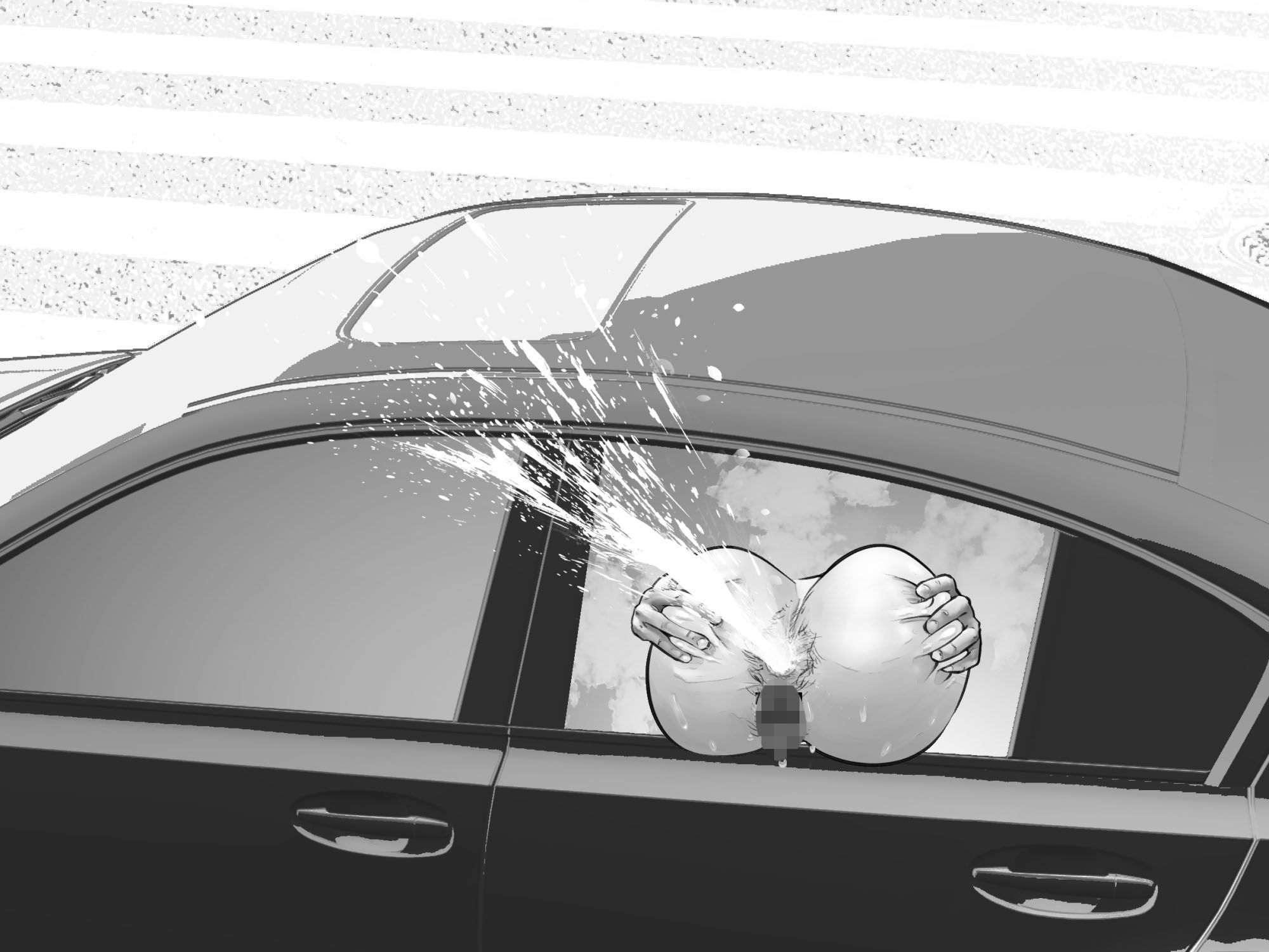 −樋■円香−交際バレ、後部座席で寝取られ調教