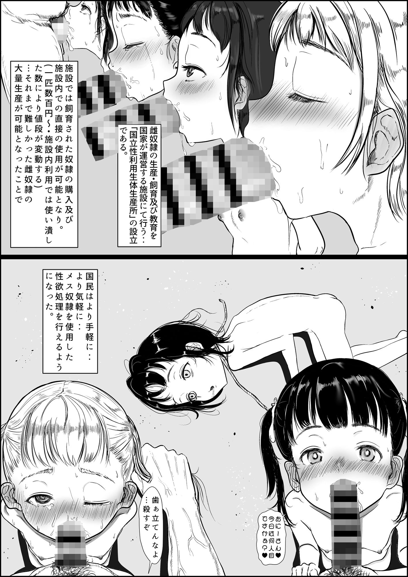 人権のない女の子たちがたくさん使われる話