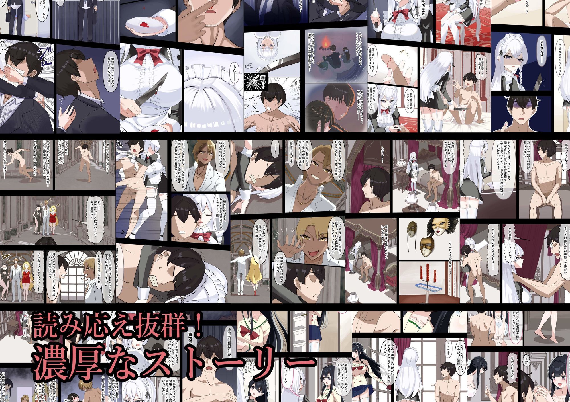 お嬢様の種付役にされた俺は、名家の令嬢を孕ませるほど種付け中出しをしてしまった…1