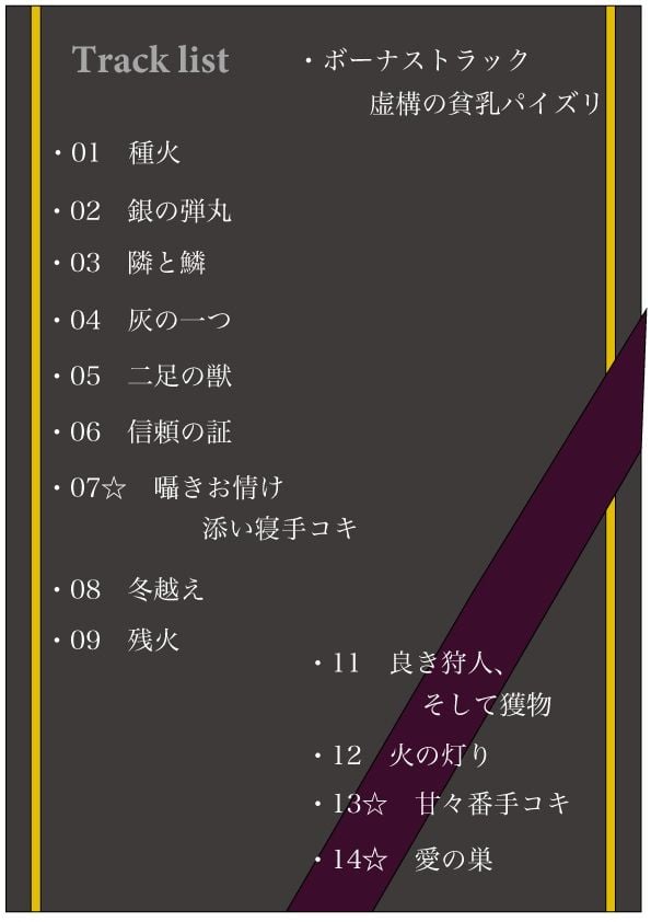 ［ケモミミ？獣狩り？純愛］ケモミミハントレイド 愛灰 〜皮肉屋ケモミミ娘と狩りのお話〜