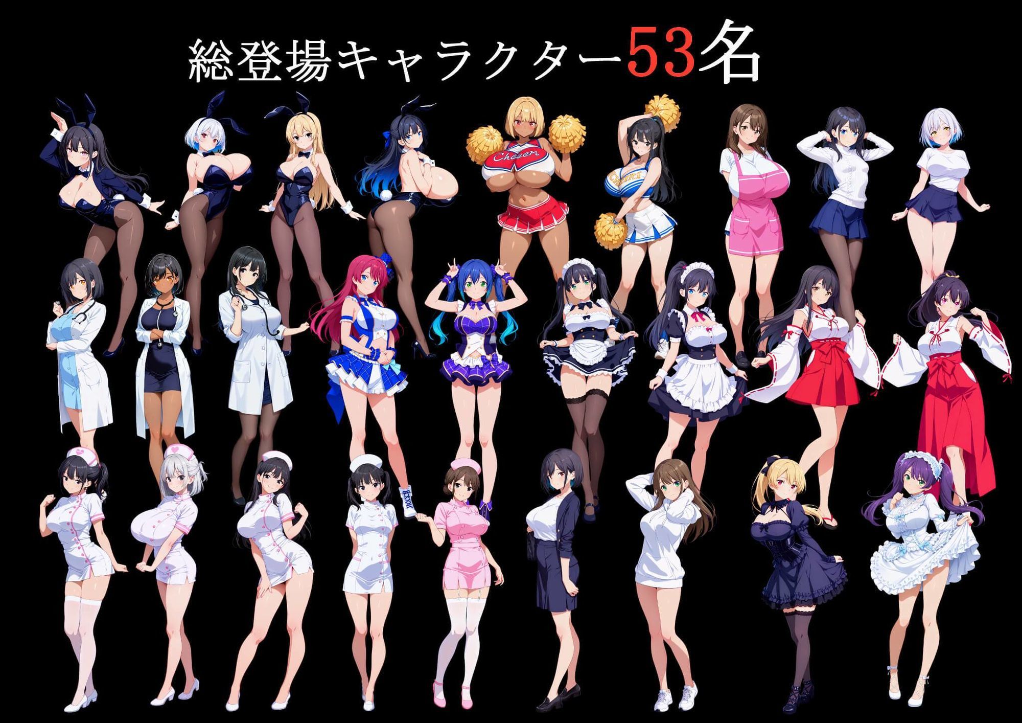 NPCとエッチできる街!