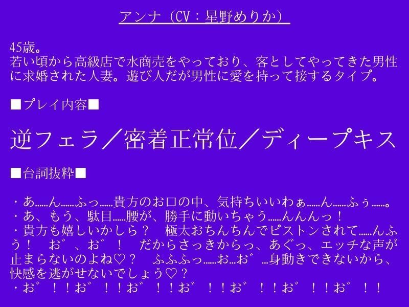 【低音おほ声/ふたなり×男】逆アナ専門店〜おほ声ふたなり2〜人妻熟女