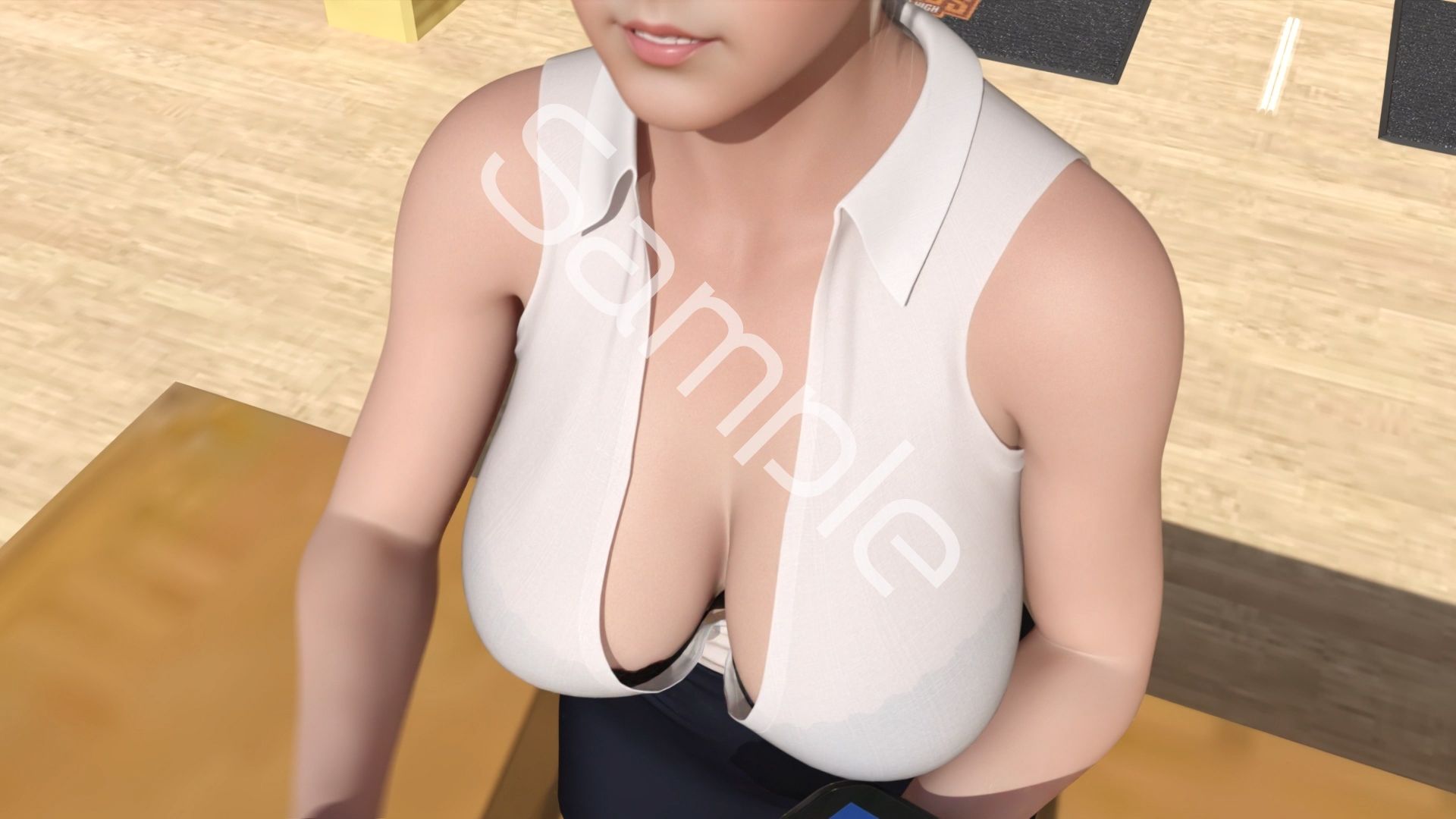 学生イングリッシュディベート全国大会に生徒会長 一ノ瀬廻里が臨む！Vol.01-P『国際ディベート協会のエレン・ベイカー先生（アジア太平洋局長・27歳女性）による開会の挨拶』（PV:水色Tバックショーツ）