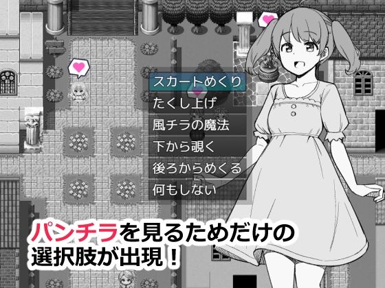 NPCのパンツを見るためRPG世界に転生してきました