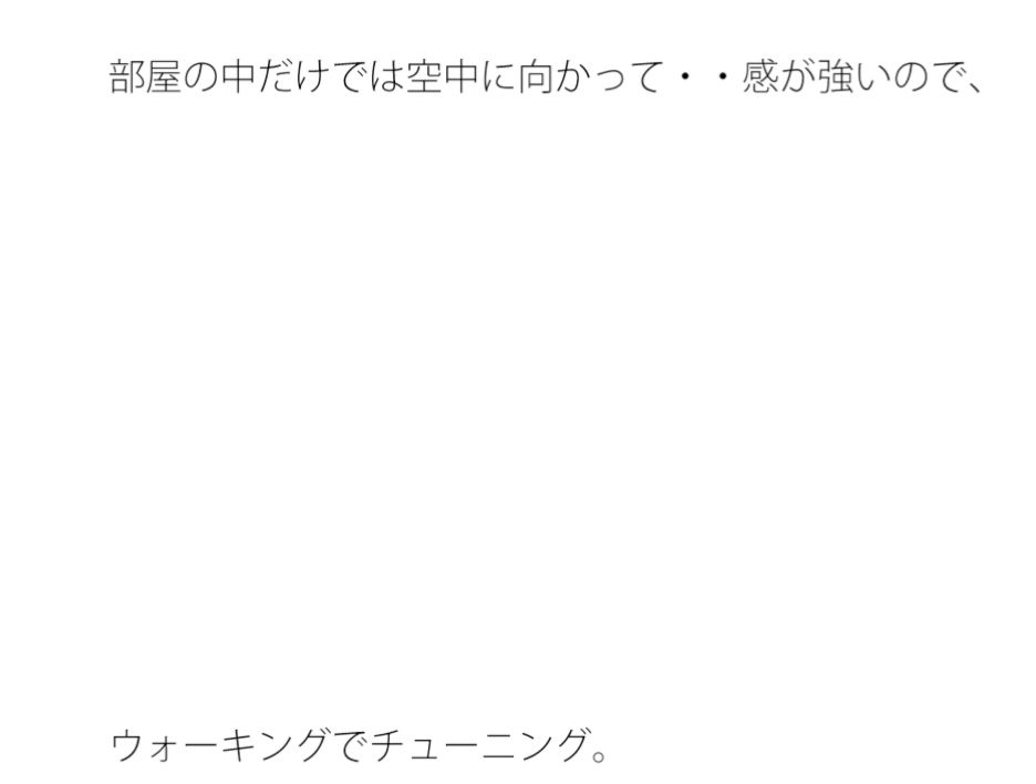 違和感と路上のチューニング これならば大丈夫・・・というのがない