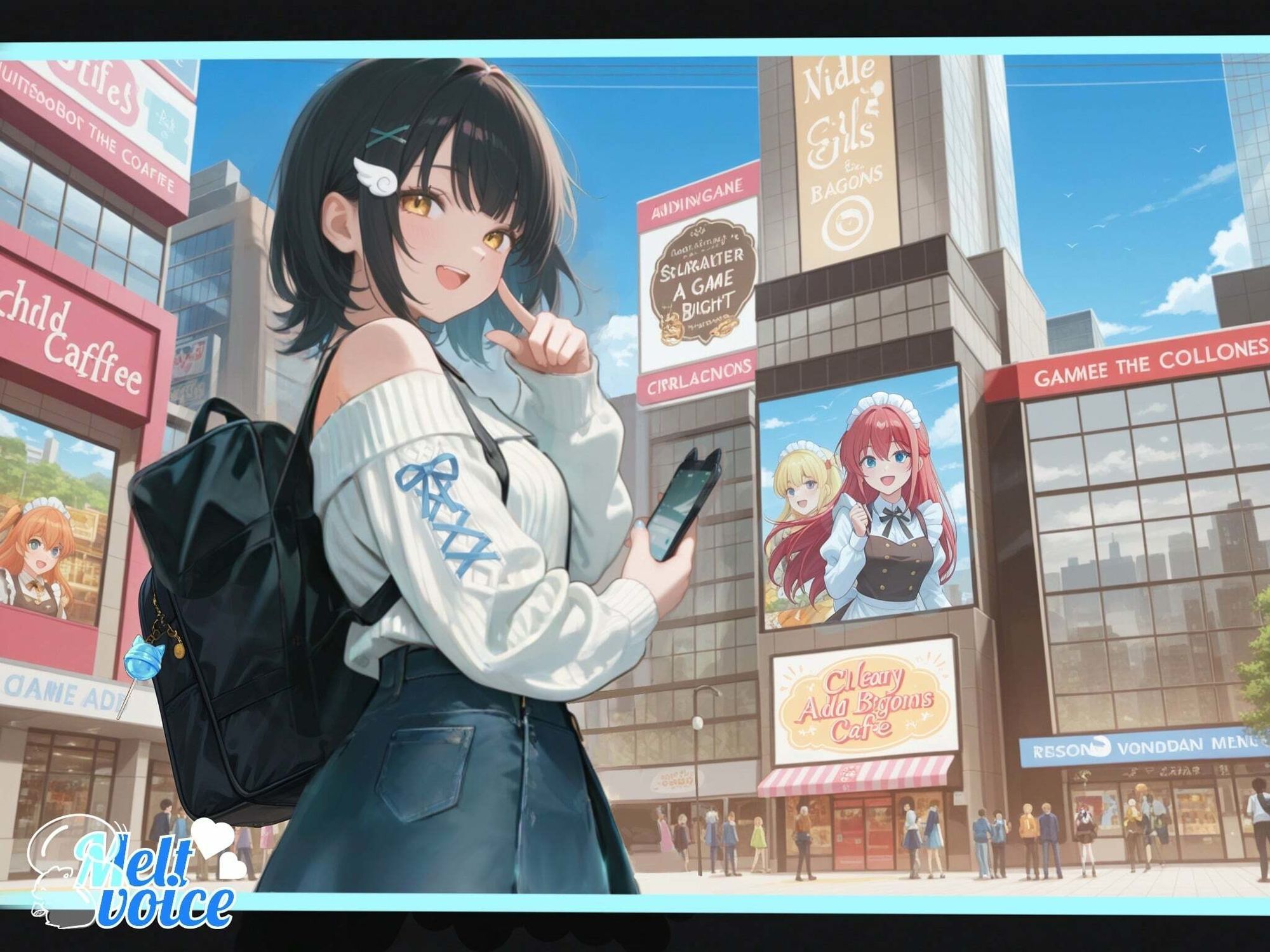 【ぽるちお先にしてたのヤバかったかも！！】秋葉原駅で待ち合わせ！！アニメグッズ＆アダルトグッズ探しの秘密デート【そらちゃん】