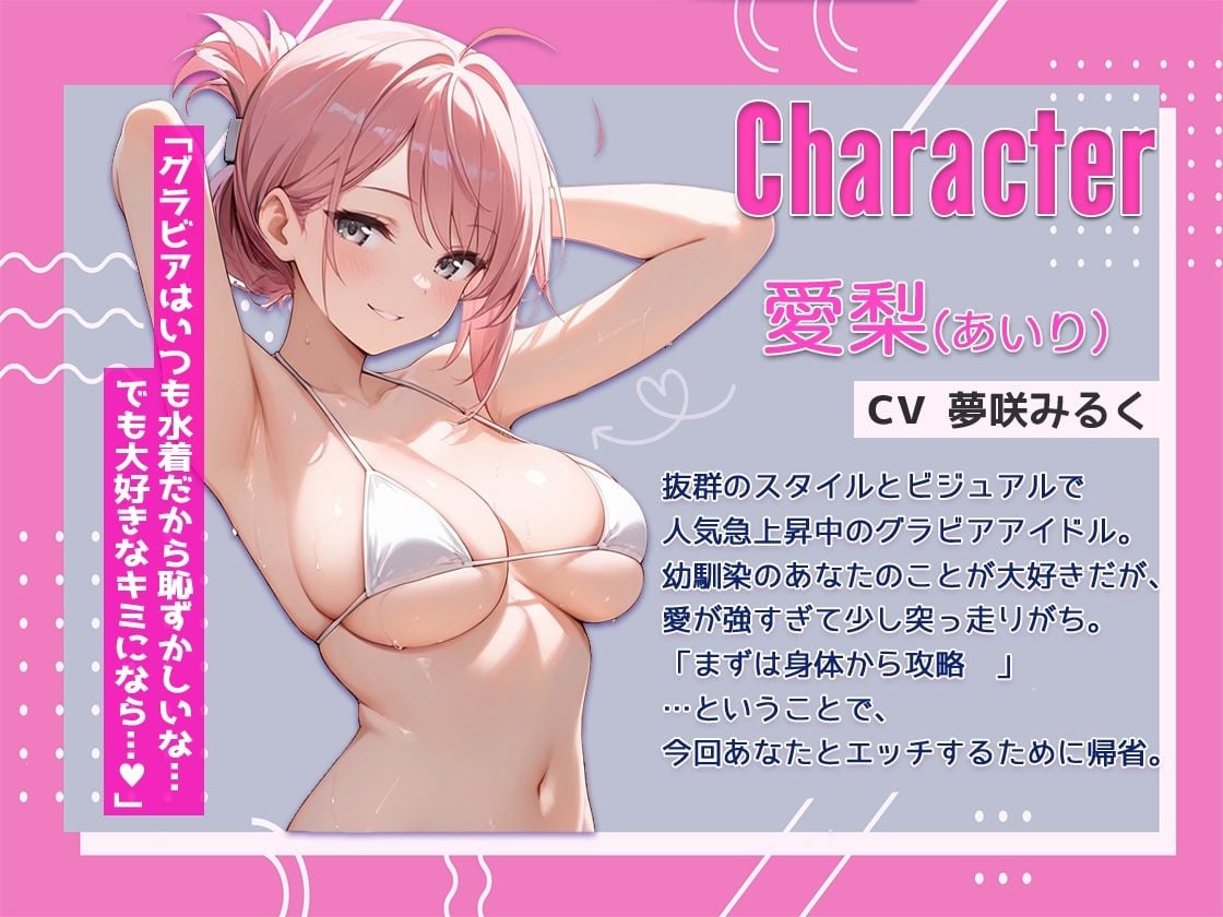 人気グラビアアイドルが幼馴染だった!部屋に呼ばれて「キミとエッチするのがずっと夢だったの」強引に迫られあまラブご奉仕!