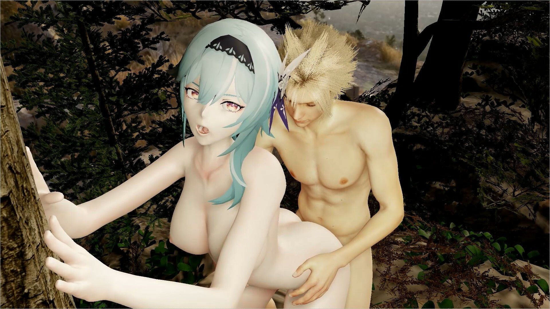 【ROMV333】【動画】エウルア - 原神 - とFF7クラウド「足こきバックぶっかけフェラチオ立ちバック」