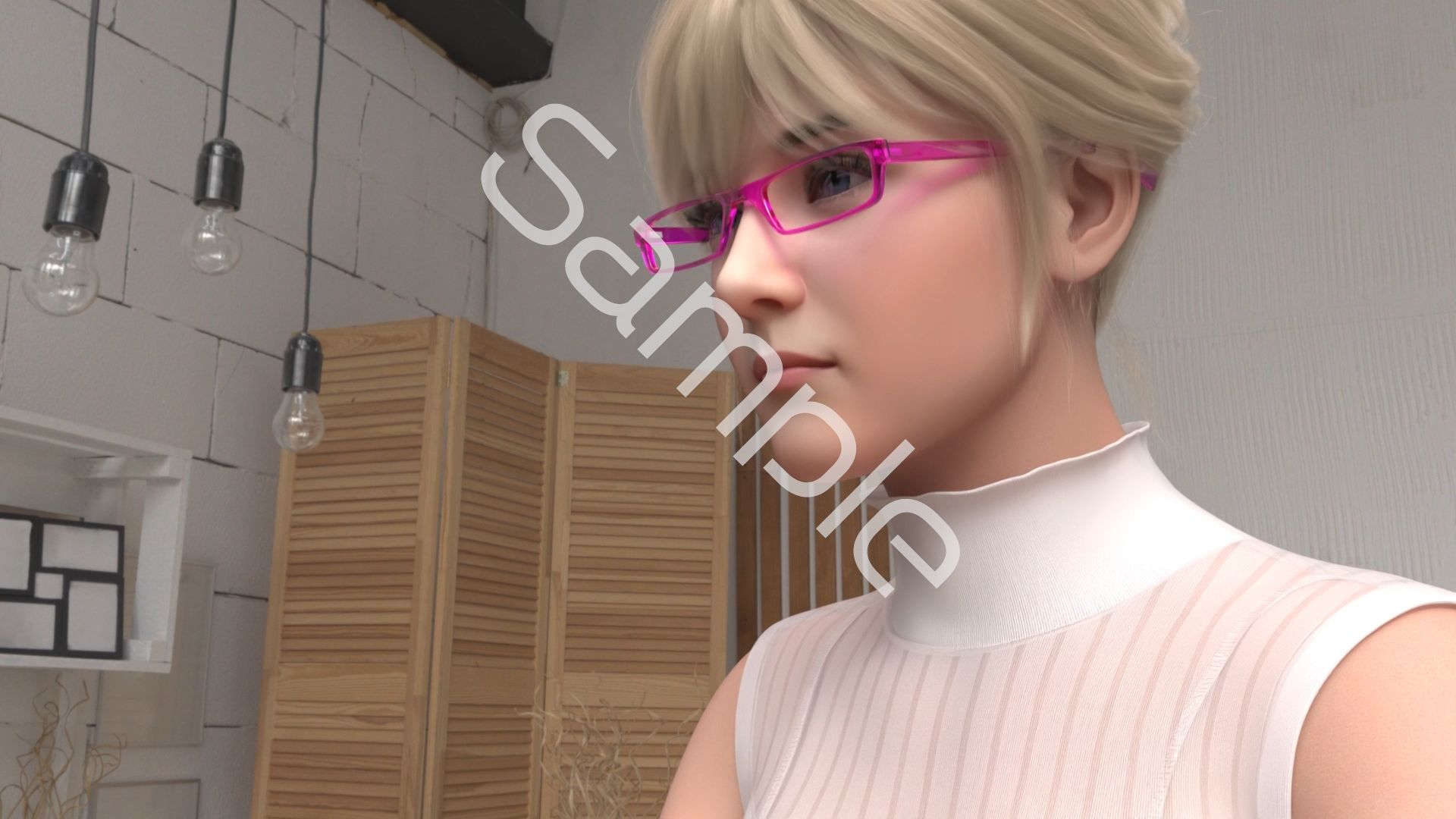 学生イングリッシュディベート全国大会に生徒会長 一ノ瀬廻里が臨む!本編Vol.0Y『途中休憩・事務室でメールを打つエレン先生のエロエロフェロモン』