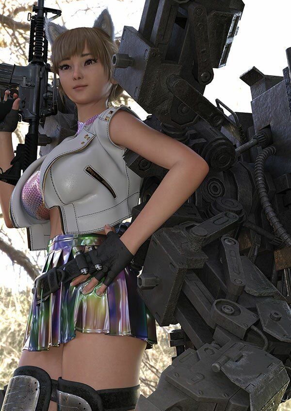 【▲100】廻里が主人公のMMORPG『編隊コレクション:Re』ゲーム動画（Vol.01:ゾンビの集団によるレ○プ被害に遭ってしまう:正常位）