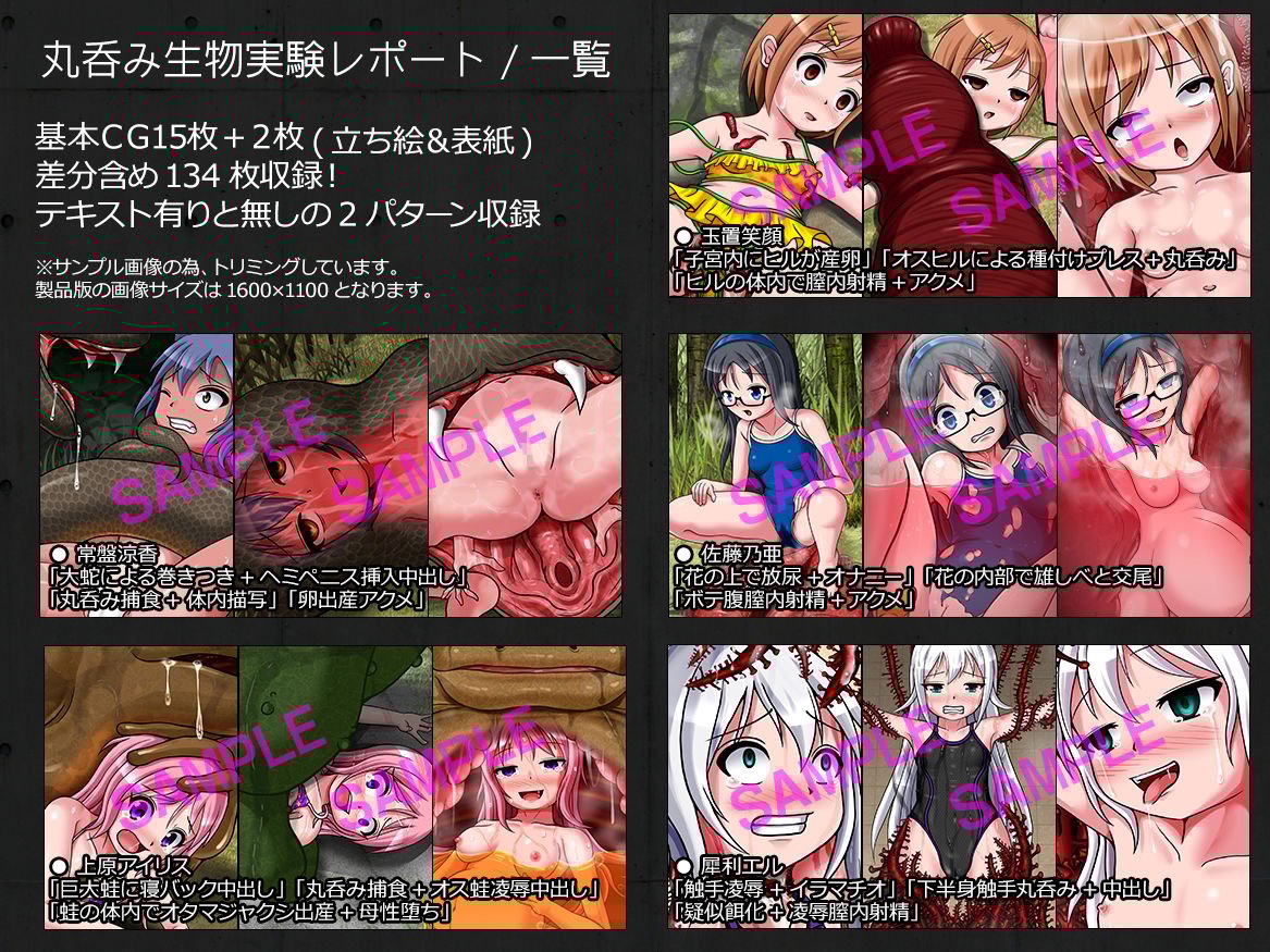 丸呑み生物 実験レポート