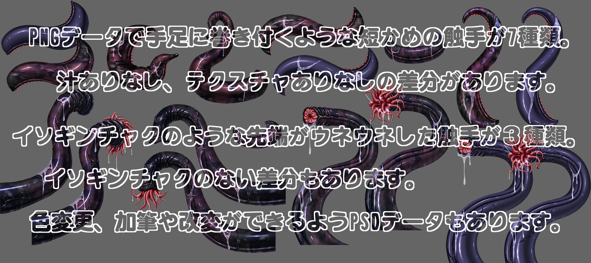 触手素材3