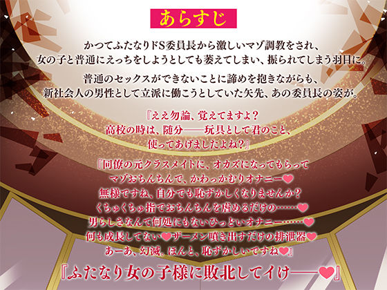 【マゾ向け男受け】マゾオナホくんを再教育してあげますね〜ふたなりドS女の子様にマゾいじめされて玩具に堕とされるまで〜【KU100バイノーラル】
