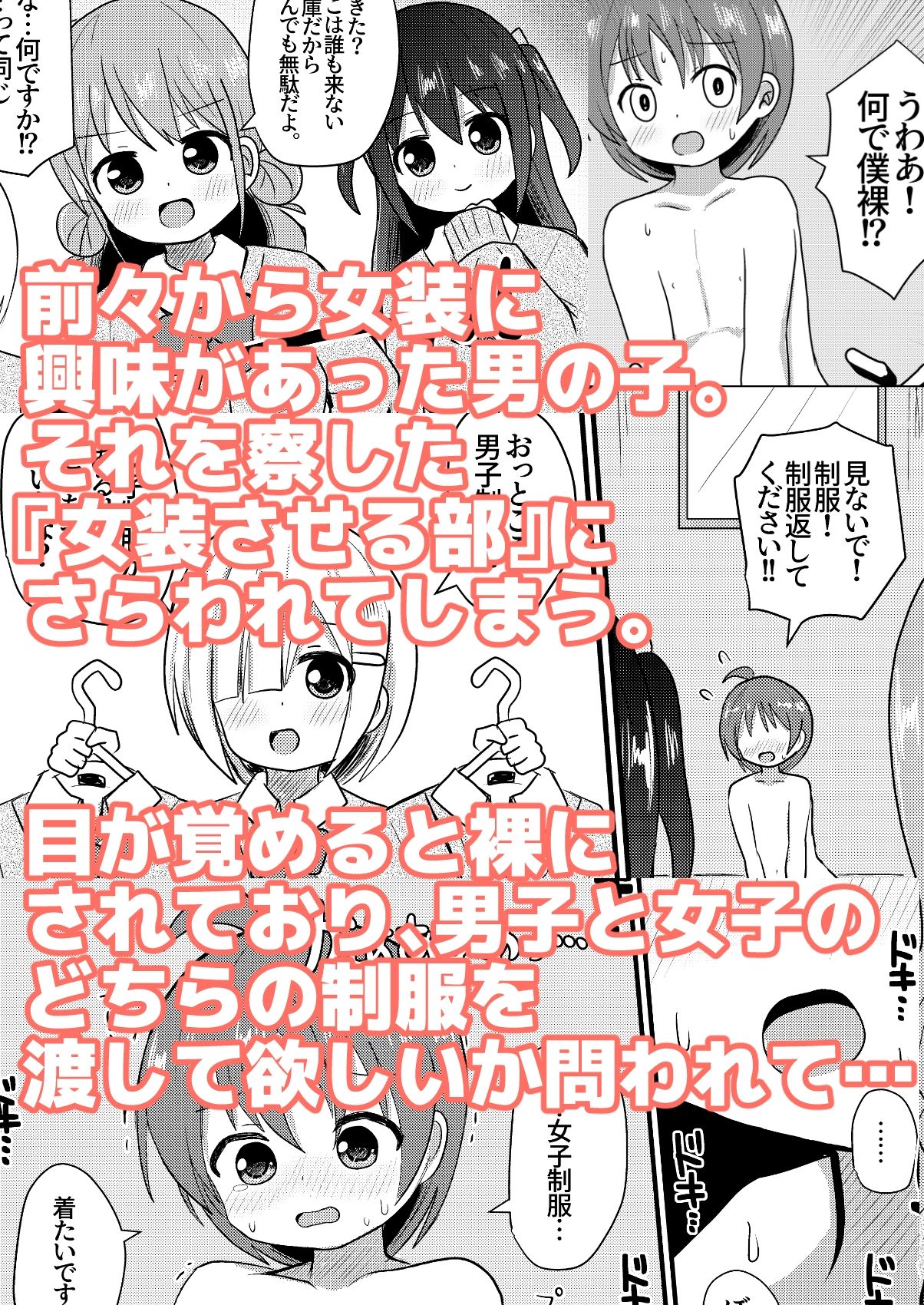男の子さらって女装させる部 〜女装に興味ある男の子に女装させよう!〜