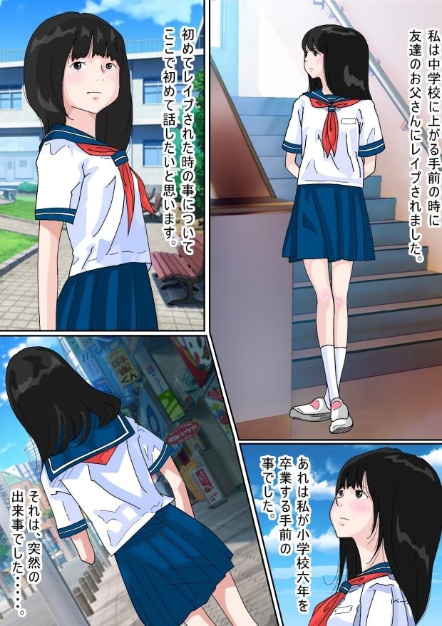 友達のおじさんにレ●プされた話。