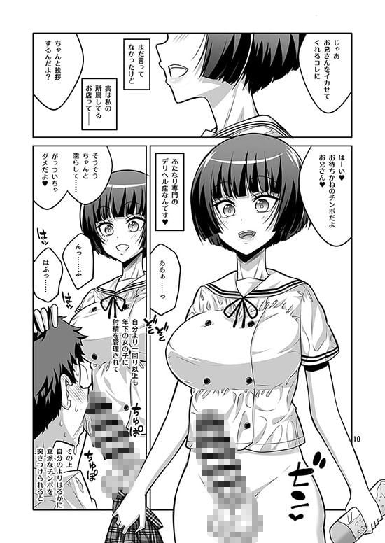 ふたなり●●デリヘル嬢が射精管理と逆アナルで調教しちゃいます