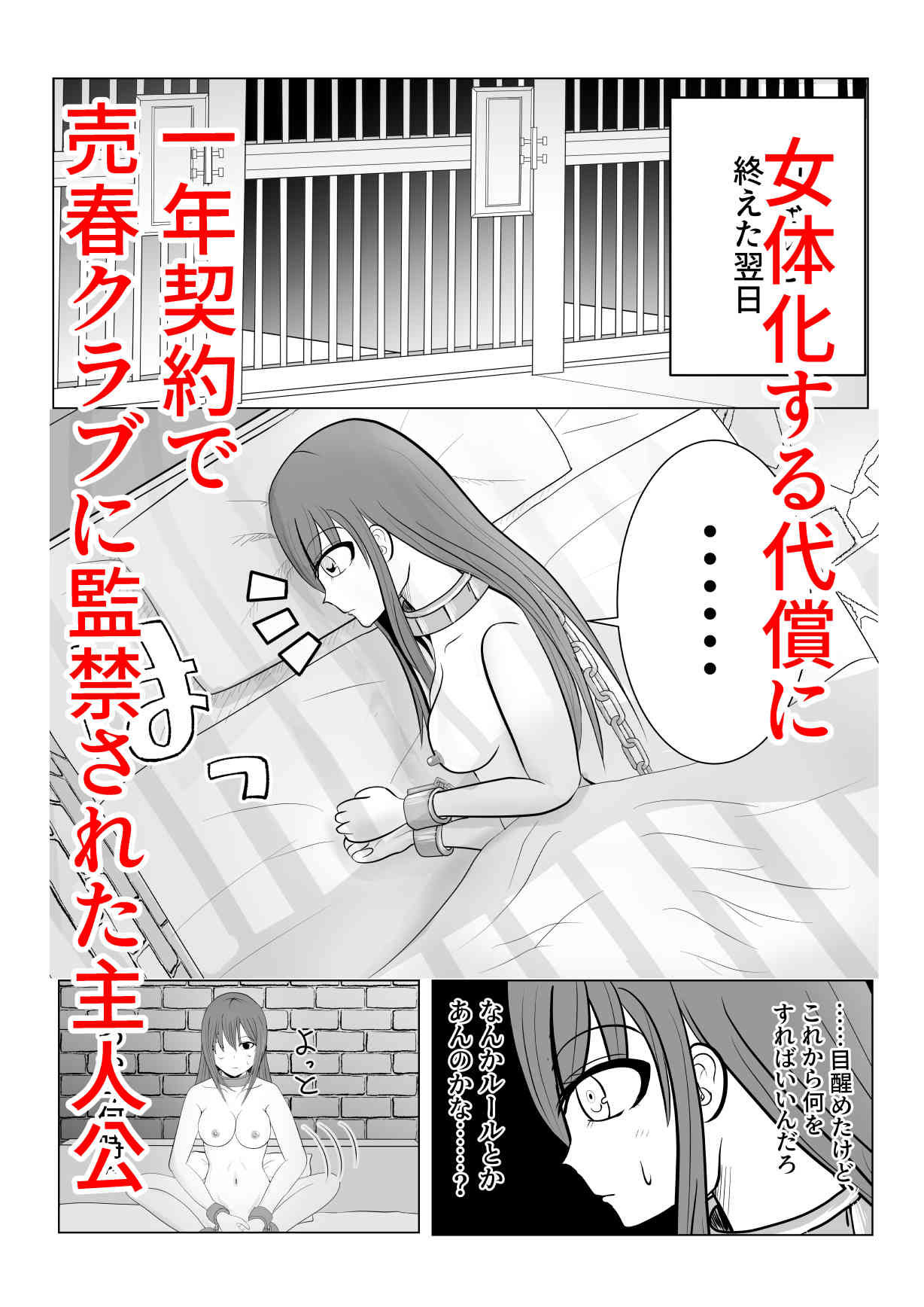 TS娘監禁中。-TSをする。性奴●になる。2-