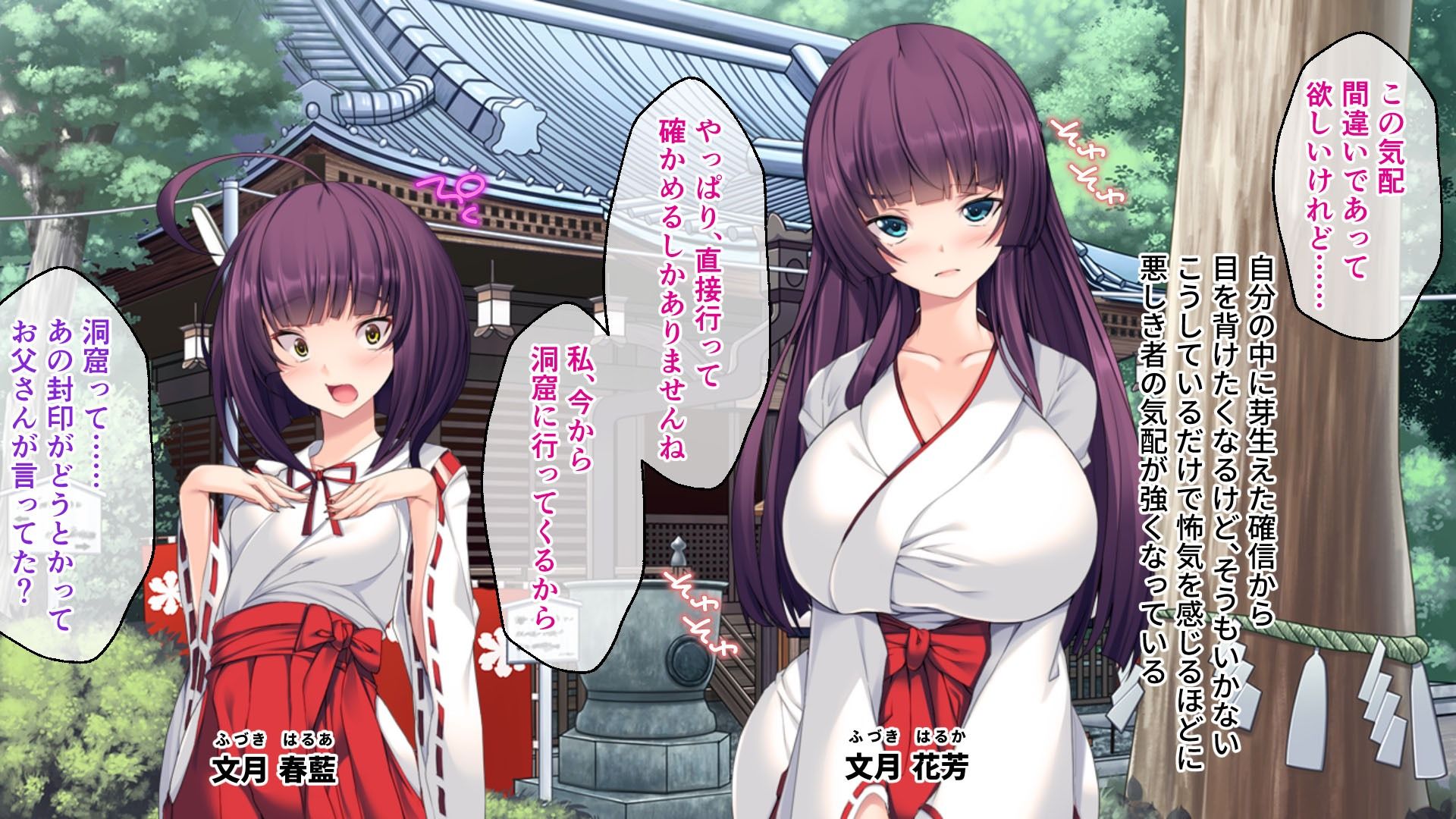 邪神に愛された巫女姉妹 〜洗脳?触手!!子種液を大量に飲まされ妊娠出産〜