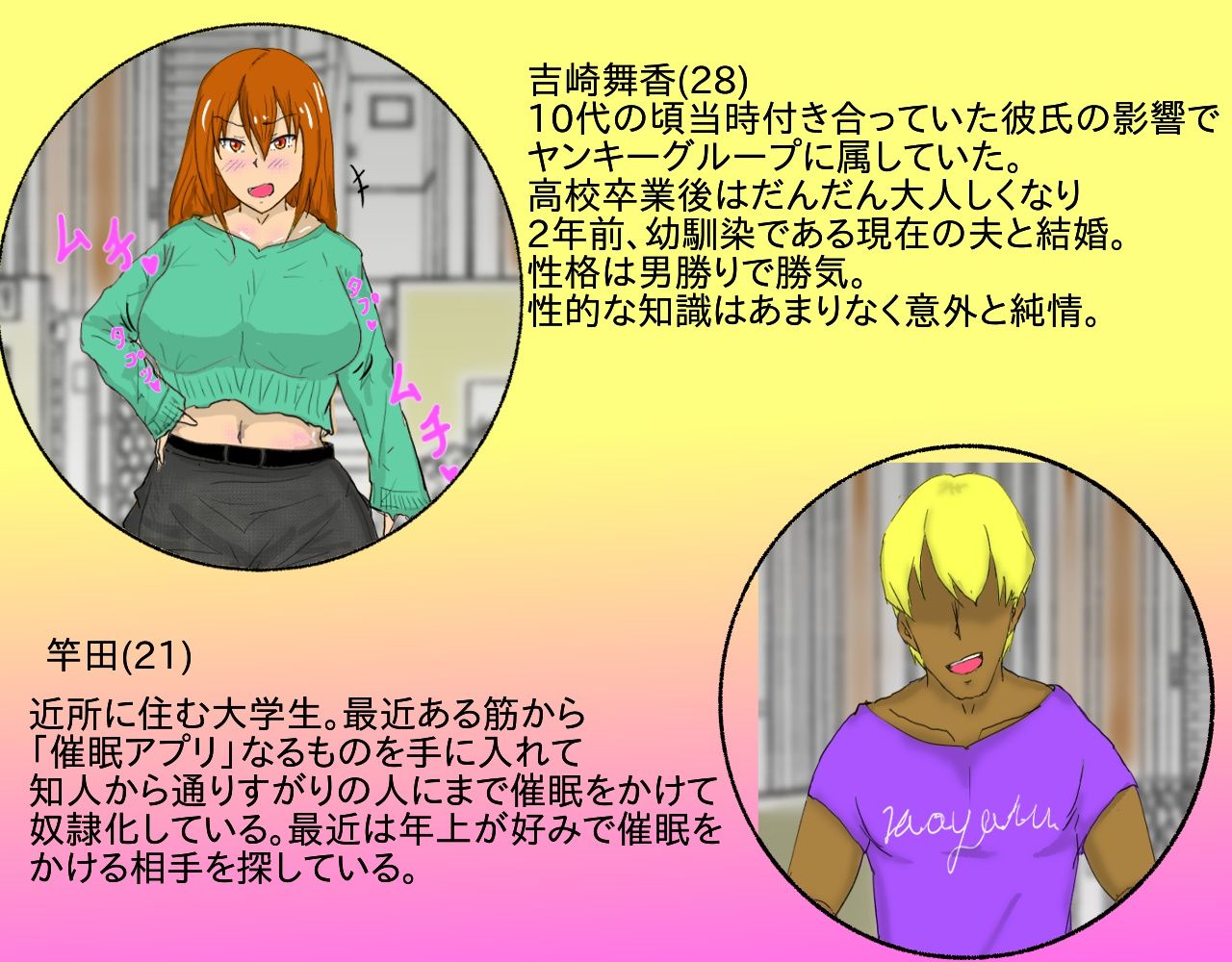 生意気元ヤンギャル妻が催●調教でマゾ奴●になる話。