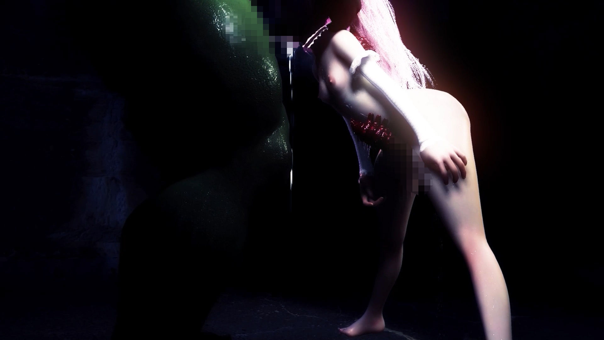 【120fps】魔法少女敗北。オークNTR妊娠ウェディング。つるぺたボディ。触手洗脳調教。娼婦。妊娠。快楽堕ち。