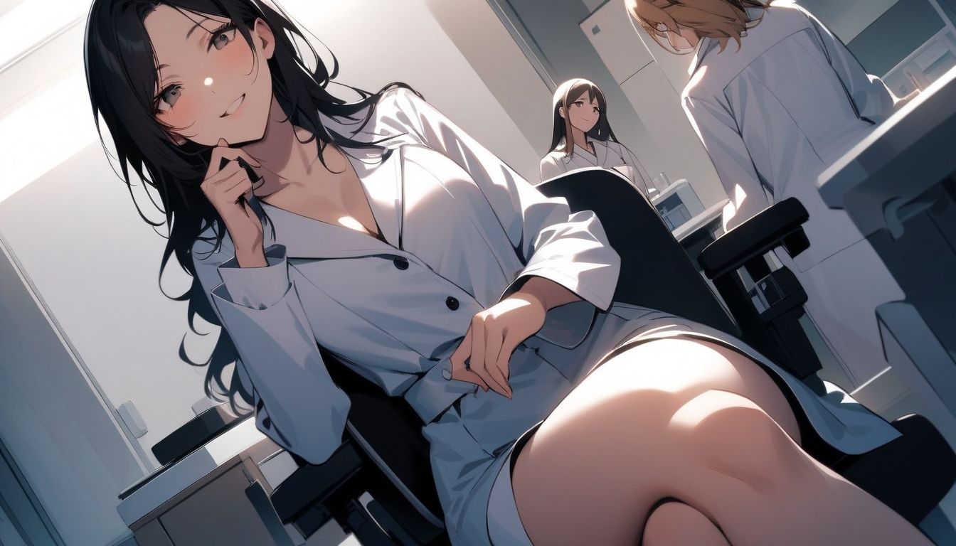 クールな美人女医が短小包茎のお子様チンポを優しく言葉責め…!大勢の女性が見ているのに惨めに射精…! M男向けCFNMボイス作品 恥ずかしい短小包茎診察 美人女医&ナース編後編
