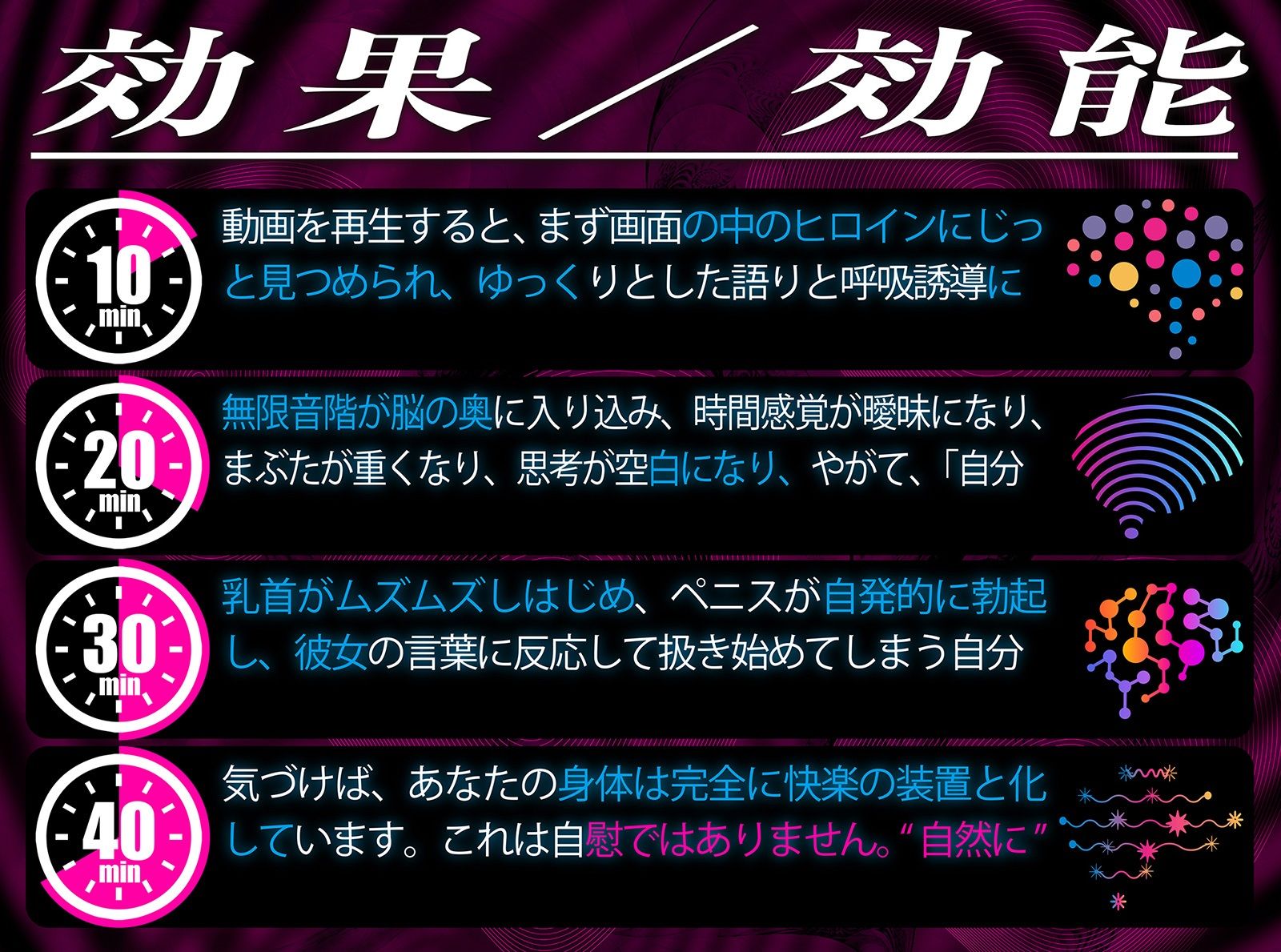 【？警告:催●音声未体験の方はご注意ください】深層快楽無限催●。〜意識が飛ぶほど気持ちイイ官能トランス〜