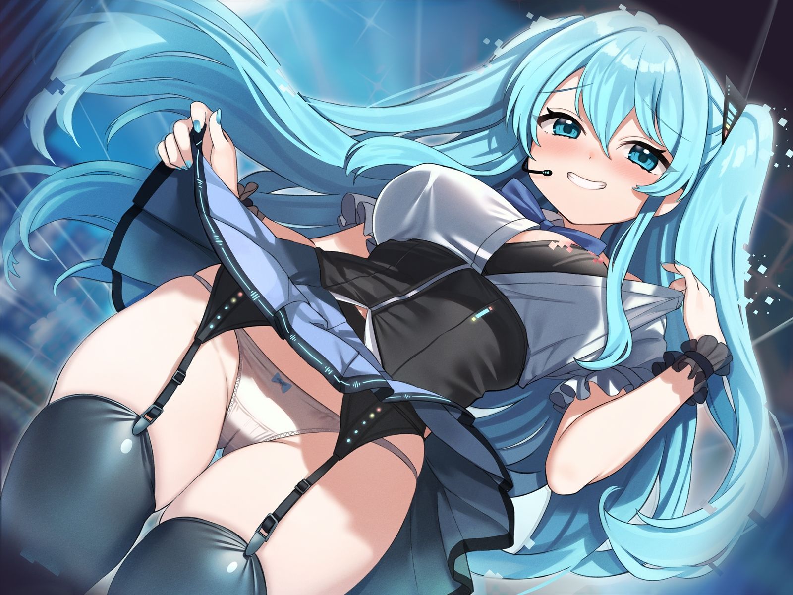 【反応型学習AI×疑似セックス】あなただけの電脳アイドルが再現おまんこで見せ合いオナサポ射精管理
