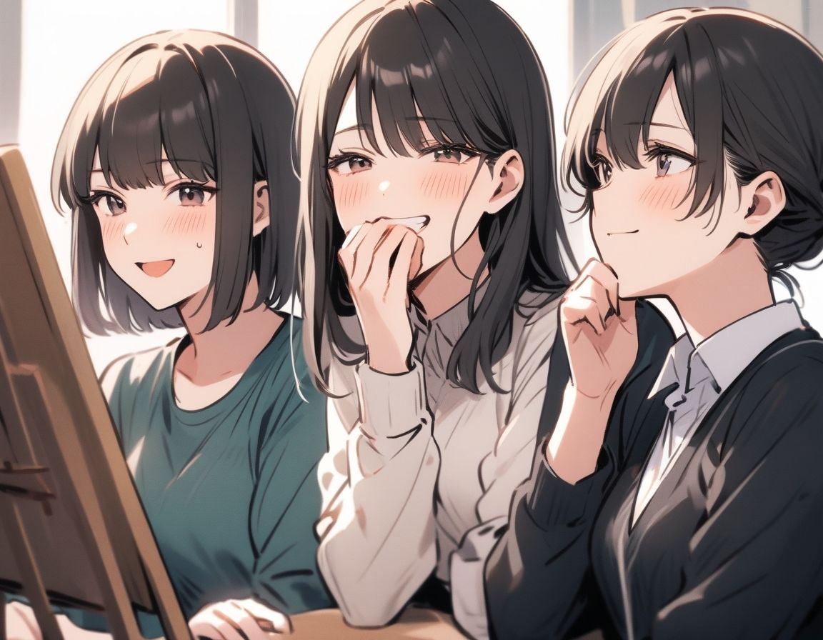 M男向けCFNMボイス 有栖川ありさのCFNM体験談 男性ヌードモデル編 【第3話】 恥ずかしい短小包茎を描かれちゃう童貞君。女子大生のお姉さん達の目の前でチンポが勃起してしまい…！