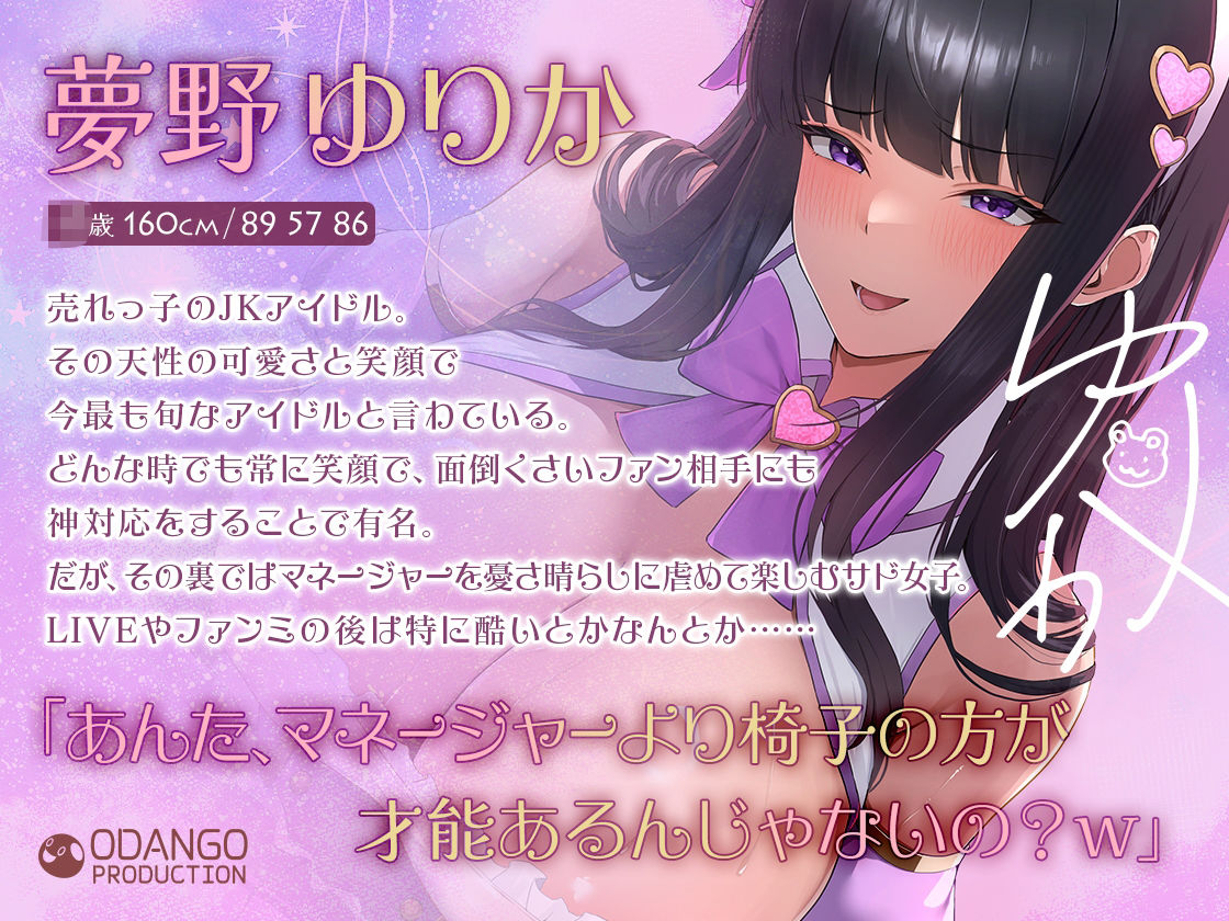 【2時間22分！！マゾ虐めフルコース】アイドル様と、Mな僕。〜ストレス発散はマネージャーの身体で〜