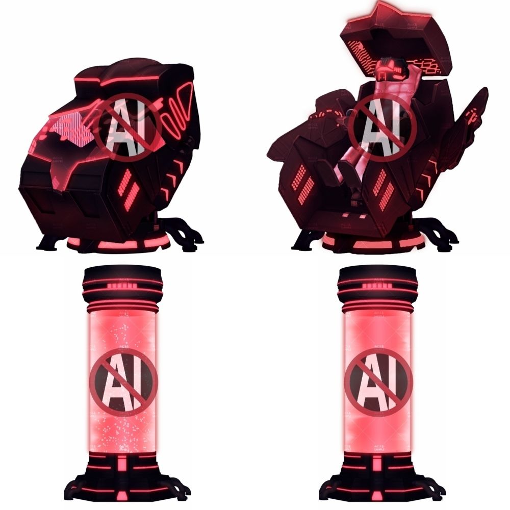 みにくる背景CG素材集『未来編』part02-Red×White-