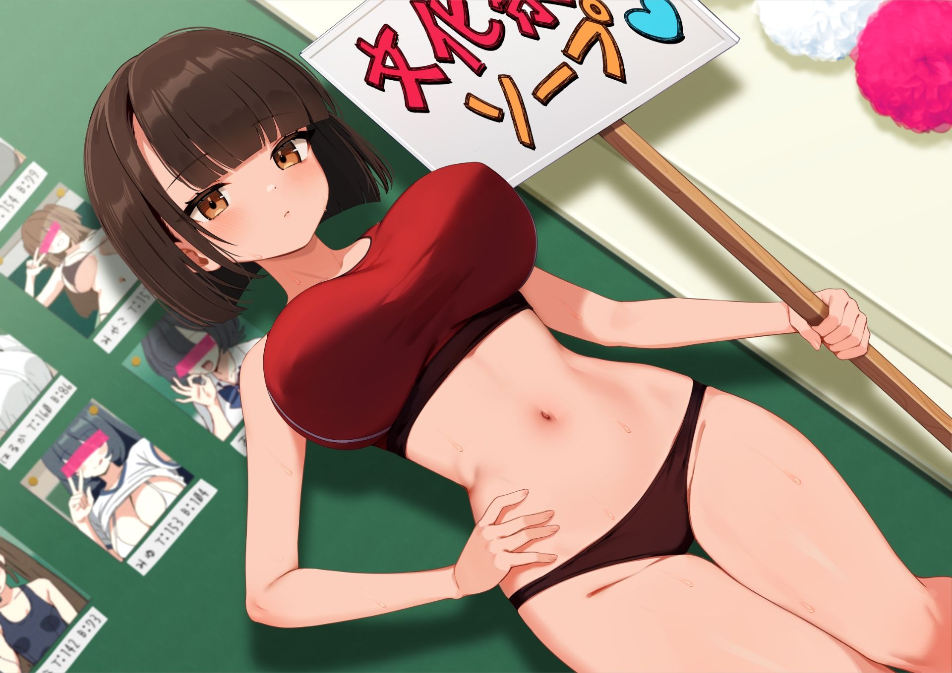 巨乳陸上部JKが文化祭ソープで抜かされまくった話を聞かされる、僕