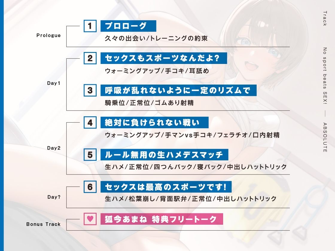 セックスは最高のスポーツです！ 〜近所のアスリートお姉さんと汗た？くスホ？根SEX〜