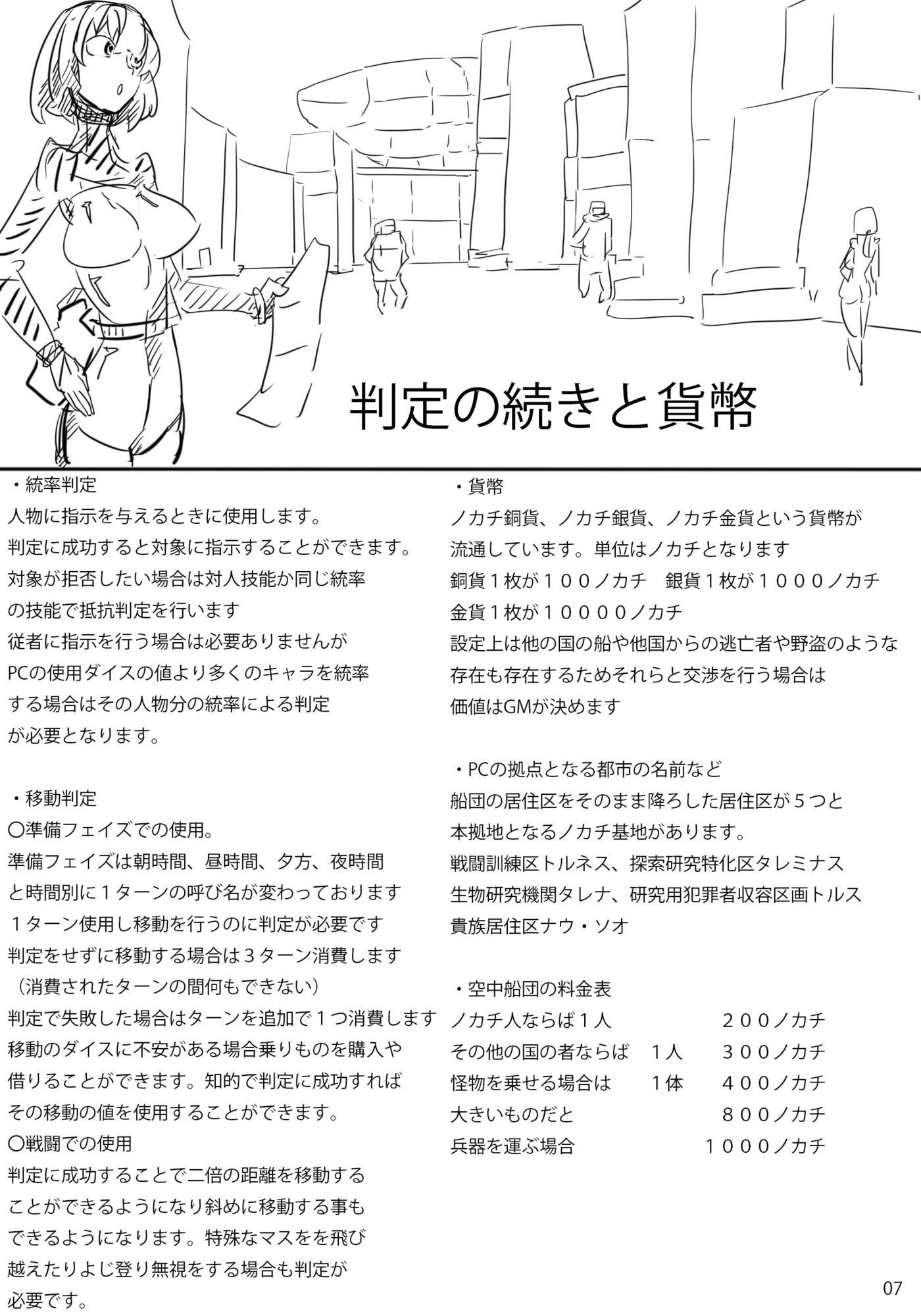 TRPG風設定集ノカチ開発局