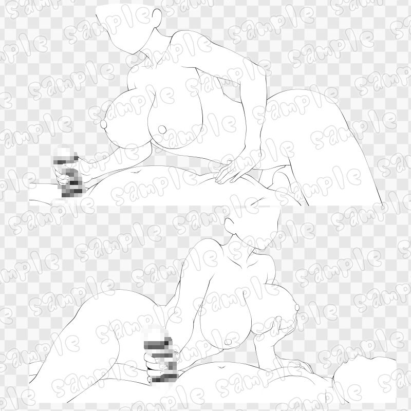 線画素材集［手］42