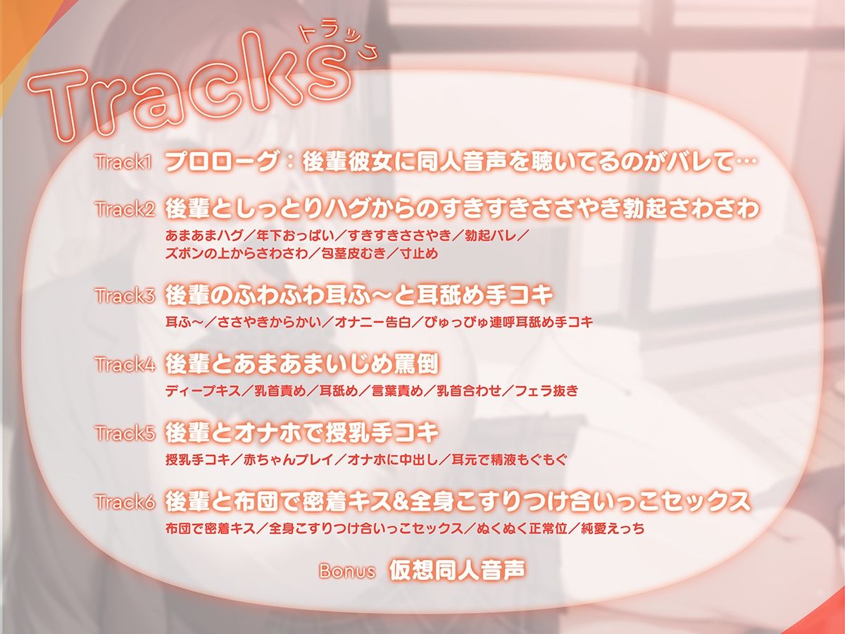 えっちな音声ばかり聴いていたら後輩にバレた 〜先輩の精子は無駄撃ちさせませんっ!〜