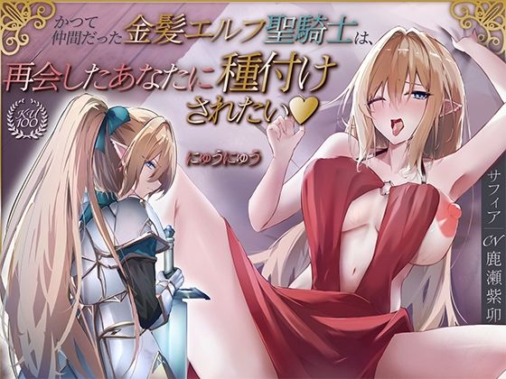 かつて仲間だった金髪エルフ聖騎士は、再会したあなたに種付けされたい（はーと）【KU100収録】