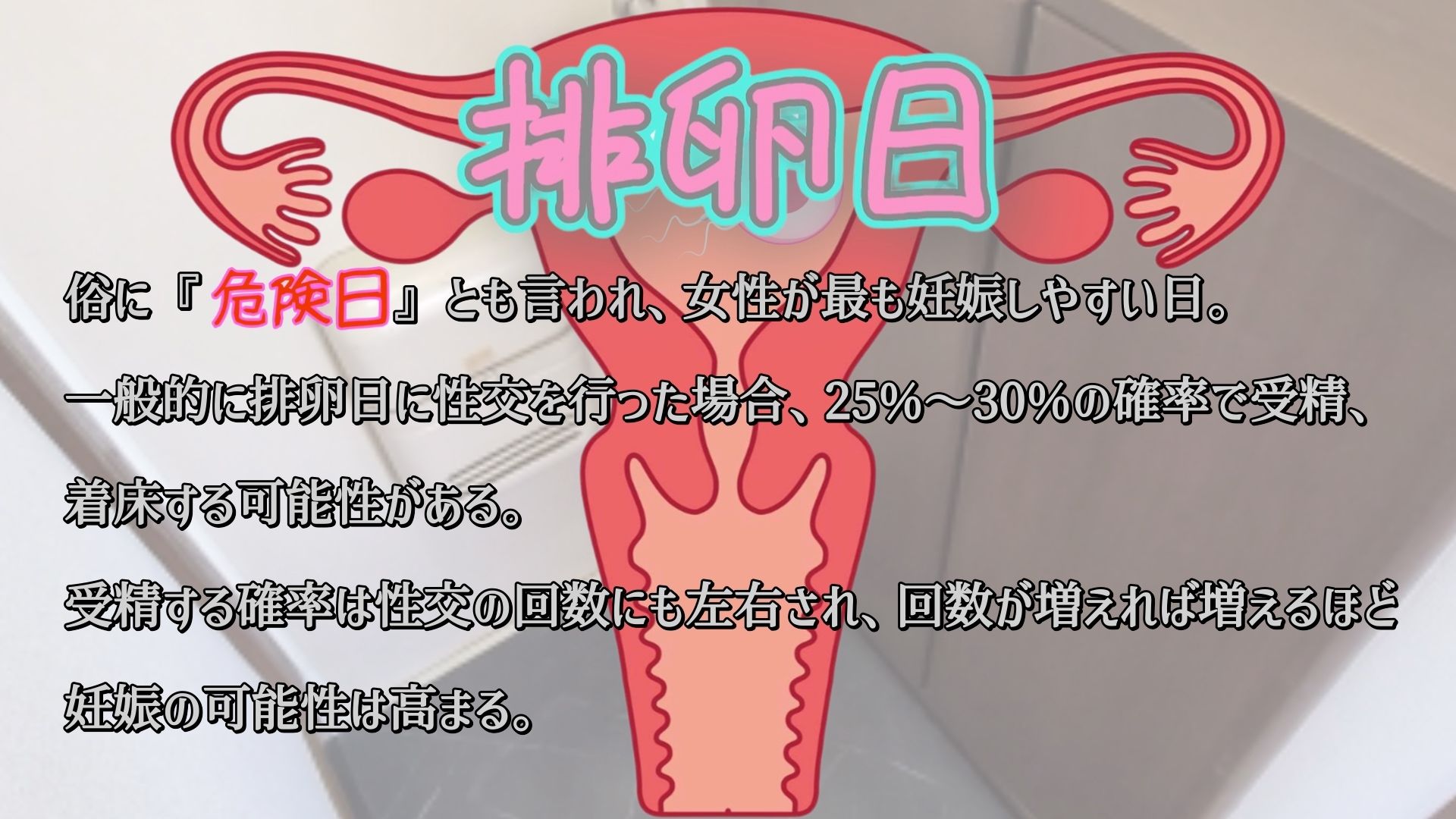 『オホ声孕ませマンション』102号室「高山 雫」受精日編
