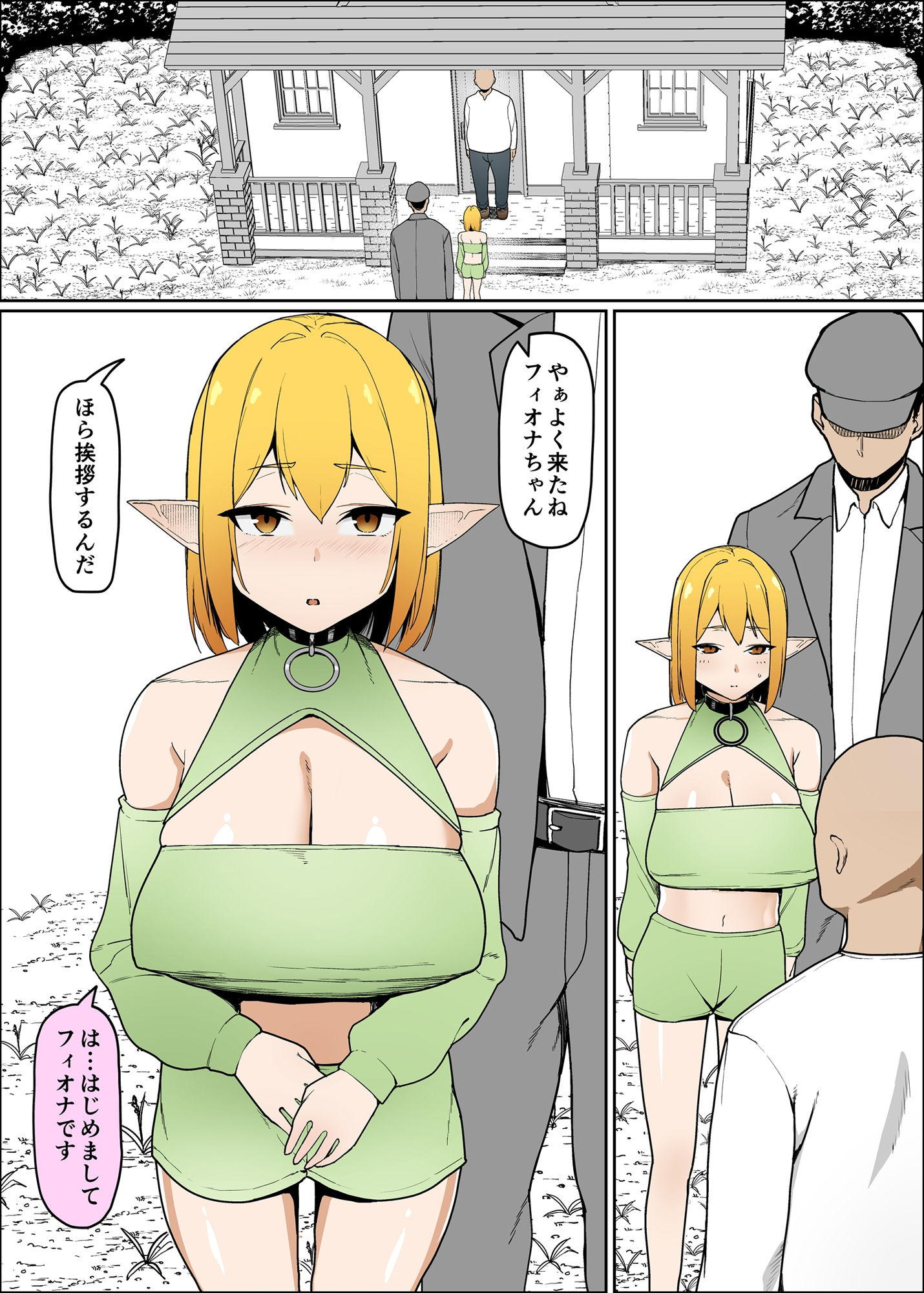 エルフのフィオナちゃんはおじさん達の従順な奴●